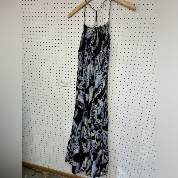 Free People Heat Wave Foliage-Print Smocked Maxi Dress - Picture 2 of 6